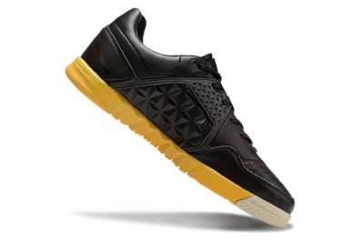 Nike Street Gato IC Low-Tops Football Shoes - Black/Yellow/Beige