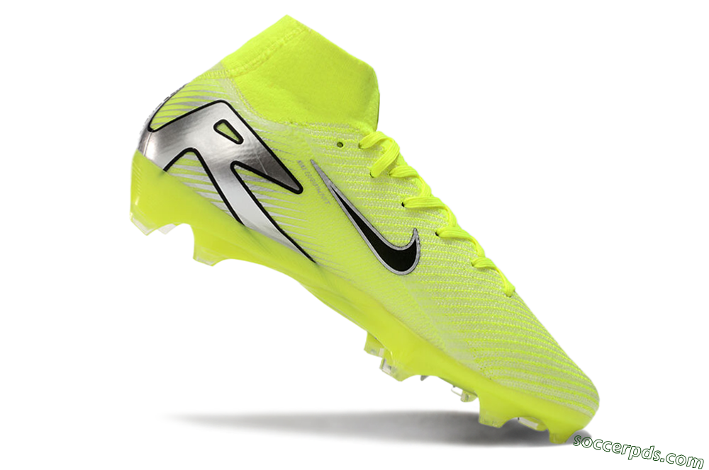 Nike Air Zoom Mercurial Superfly 16 Elite FG High-Tops Football Boots - Yellow/Sliver/Black 3