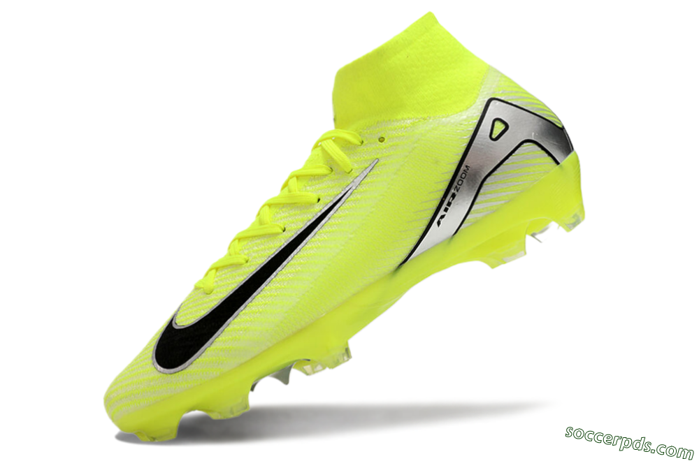 Nike Air Zoom Mercurial Superfly 16 Elite FG High-Tops Football Boots - Yellow/Sliver/Black 4