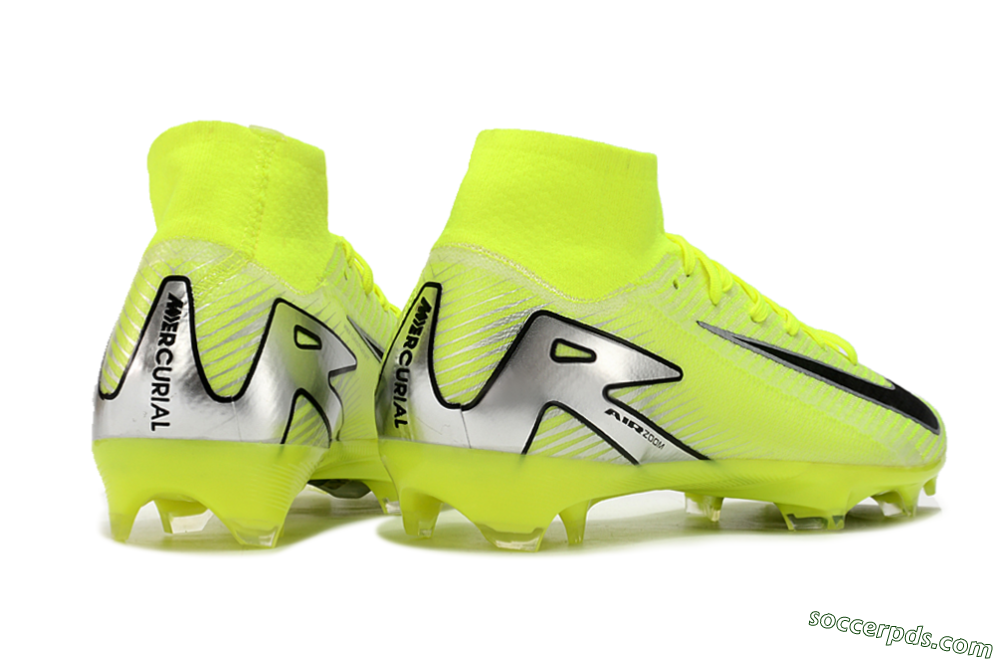 Nike Air Zoom Mercurial Superfly 16 Elite FG High-Tops Football Boots - Yellow/Sliver/Black 5
