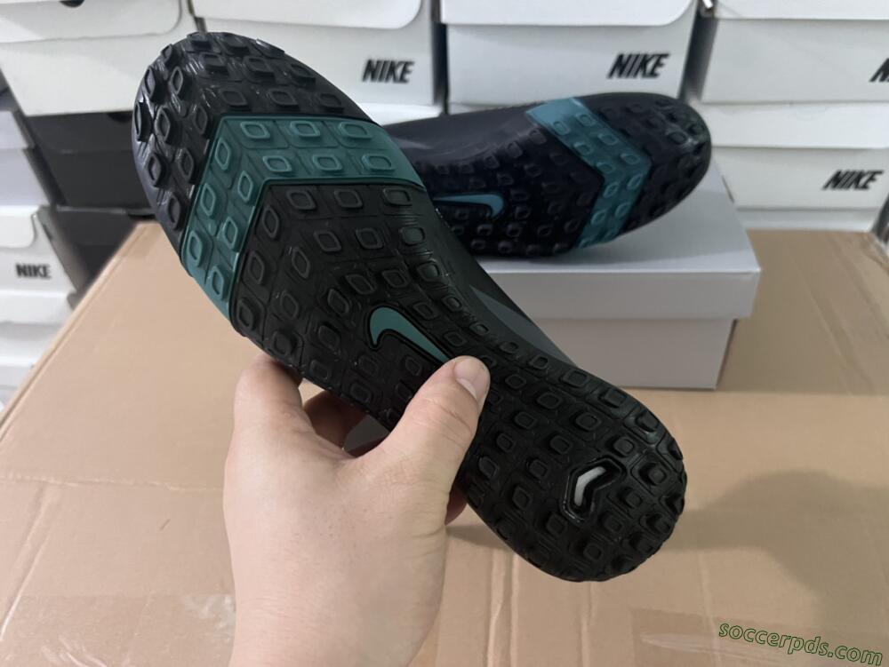 Nike Air Zoom Mercurial Superfly 10 Elite TF High-Tops Football Shoes - Black/Green/Silver