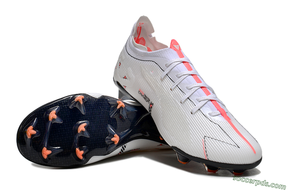 Puma Ultra 5 Ultimate FG Low-Tops Football Boots - White/Black/Orange 3