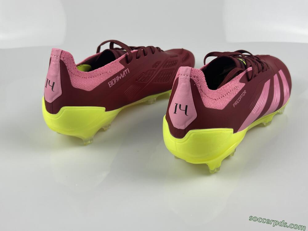 Adidas Predator 24 Elite FG Low-Tops Football Boots - Red/Pink/Yellow