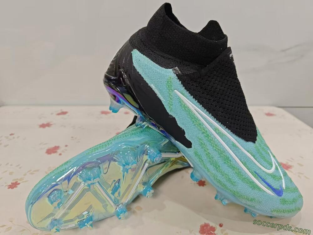 Nike Phantom GX Elite FG High-Tops Football Boots - Blue/Black