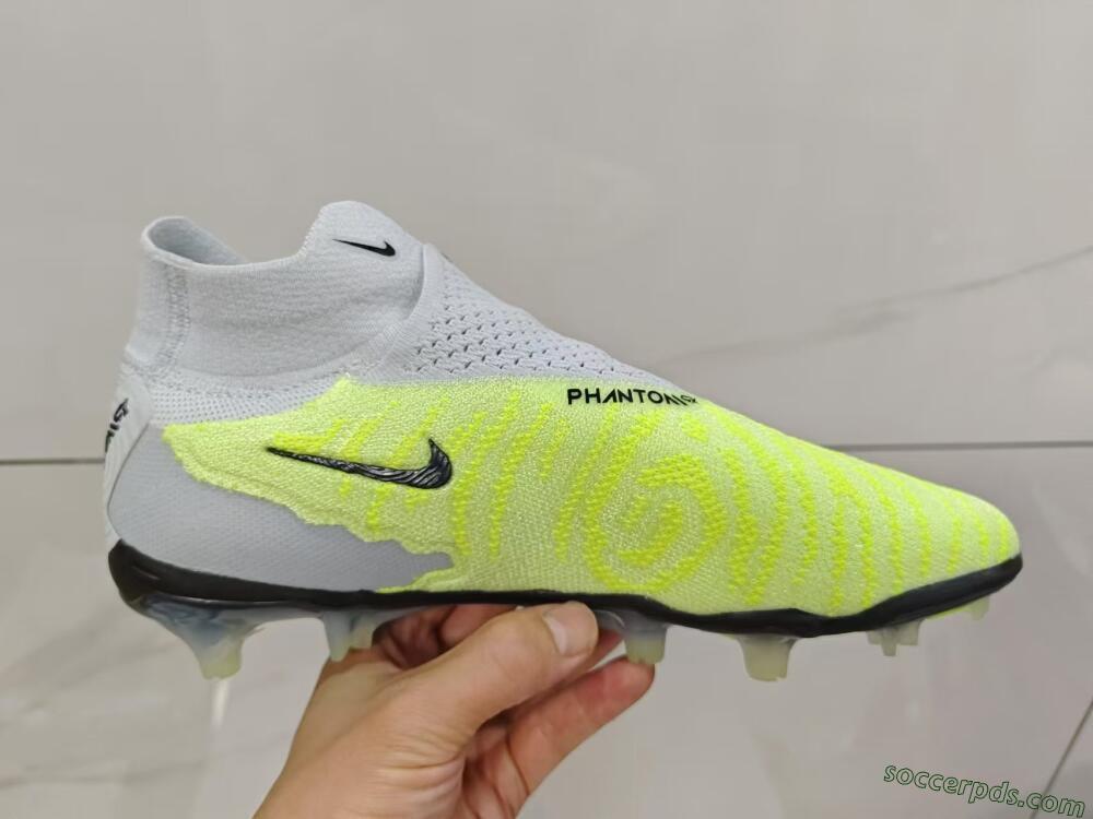 Nike Phantom GX Elite DF FG High-Tops Football Boots - Green/Pink/Black/White