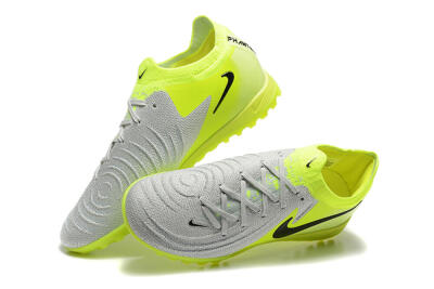 Nike Phantom GX 2 Elite TF Low-Tops Football Shoes - Grey/Yellow/Black