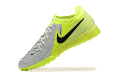 Nike Phantom GX 2 Elite TF Low-Tops Football Shoes - Grey/Yellow/Black
