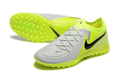 Nike Phantom GX 2 Elite TF Low-Tops Football Shoes - Grey/Yellow/Black