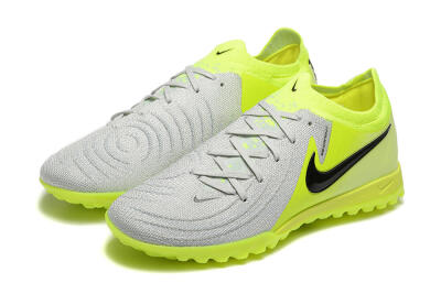Nike Phantom GX 2 Elite TF Low-Tops Football Shoes - Grey/Yellow/Black