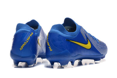 Nike Phantom Luna Elite FG Low-Tops Football Boots - Blue/Silver/Yellow