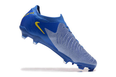 Nike Phantom Luna Elite FG Low-Tops Football Boots - Blue/Silver/Yellow