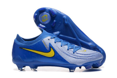Nike Phantom Luna Elite FG Low-Tops Football Boots - Blue/Silver/Yellow