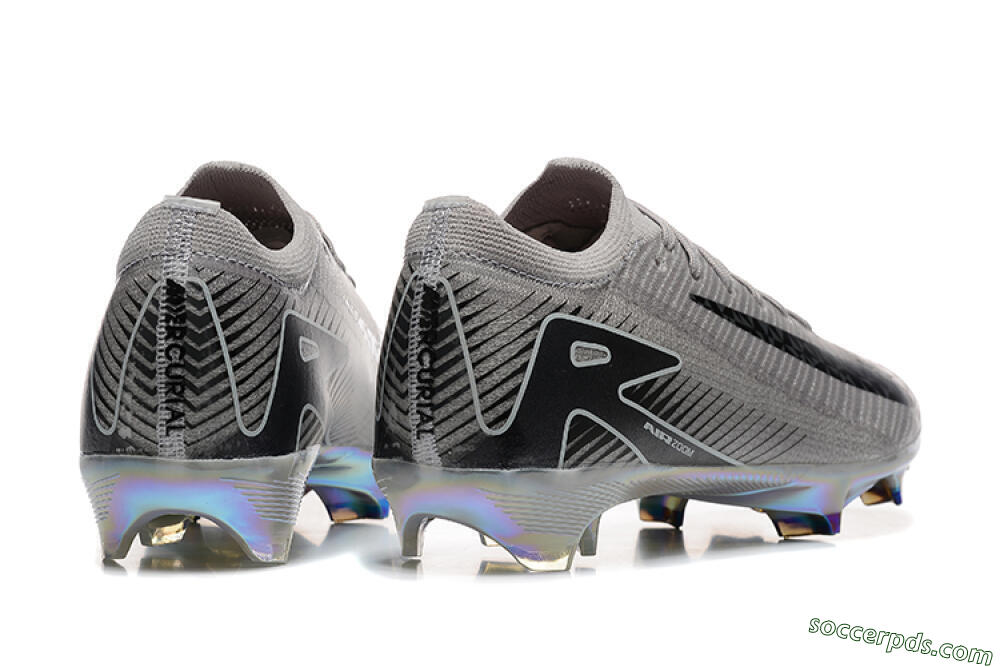 Nike Air Zoom Mercurial Vapor 16 Elite FG Low-Tops Football Boots - Grey/Black/White/Gold 9