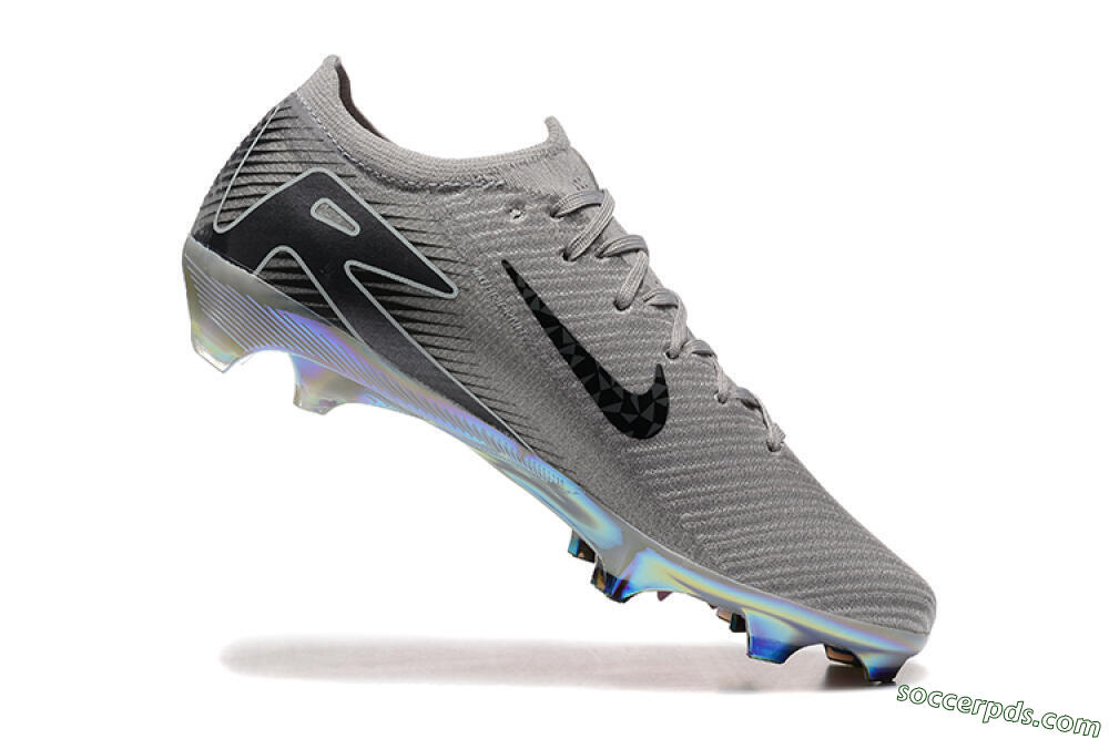 Nike Air Zoom Mercurial Vapor 16 Elite FG Low-Tops Football Boots - Grey/Black/White/Gold 7