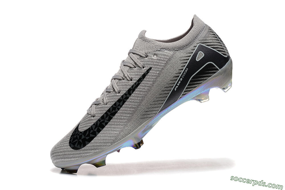 Nike Air Zoom Mercurial Vapor 16 Elite FG Low-Tops Football Boots - Grey/Black/White/Gold 8