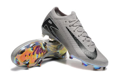 Nike Air Zoom Mercurial Vapor 16 Elite FG Low-Tops Football Boots - Grey/Black/White/Gold