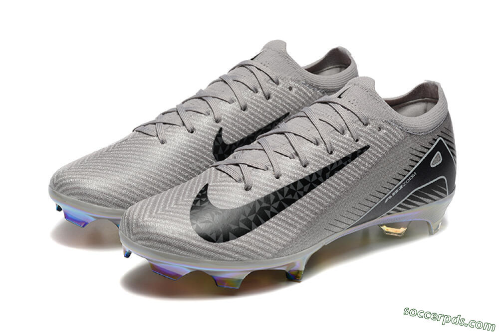 Nike Air Zoom Mercurial Vapor 16 Elite FG Low-Tops Football Boots - Grey/Black/White/Gold 5