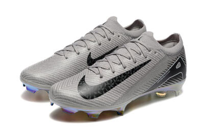Nike Air Zoom Mercurial Vapor 16 Elite FG Low-Tops Football Boots - Grey/Black/White/Gold