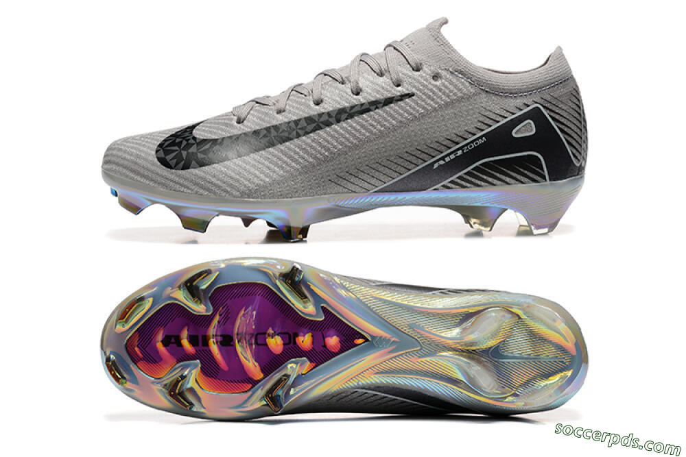 Nike Air Zoom Mercurial Vapor 16 Elite FG Low-Tops Football Boots - Grey/Black/White/Gold 0