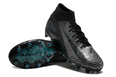 Nike Air Zoom Mercurial Superfly 10 Elite AG High-Tops Football Boots - Blue/Silver/Jade