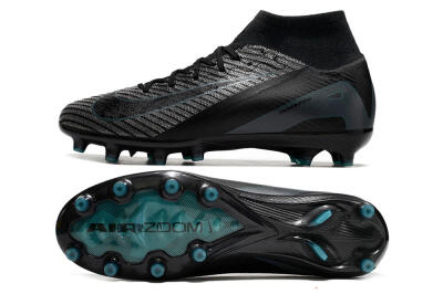 Nike Air Zoom Mercurial Superfly 10 Elite AG High-Tops Football Boots - Blue/Silver/Jade