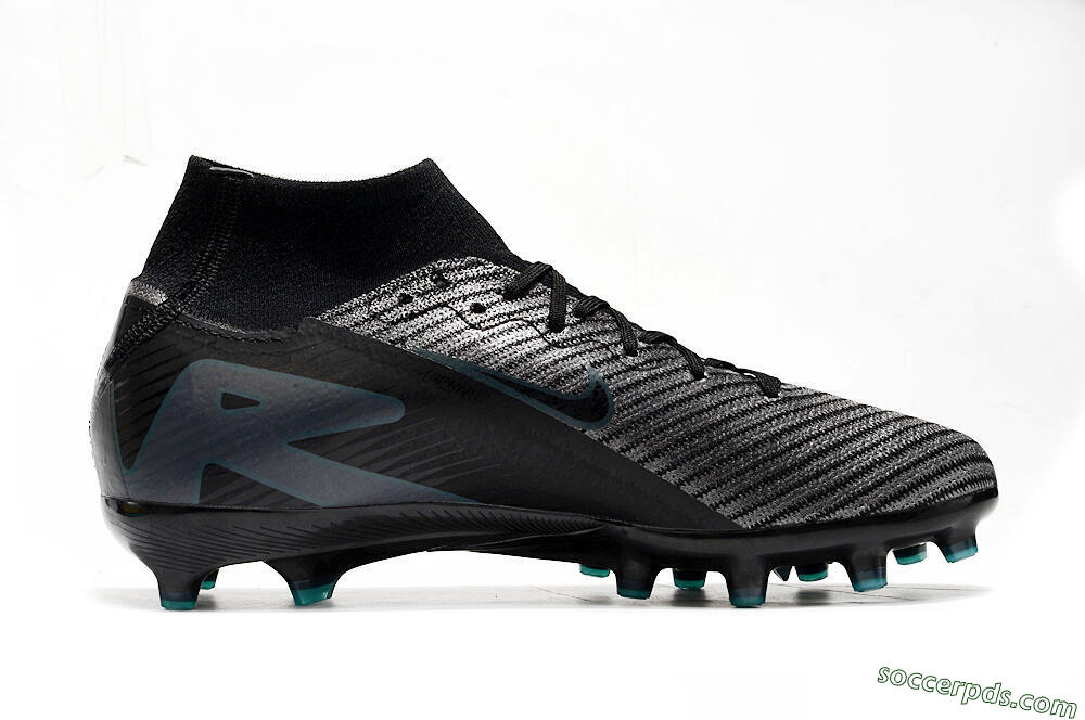 Nike Air Zoom Mercurial Superfly 10 Elite AG High-Tops Football Boots - Blue/Silver/Jade 7