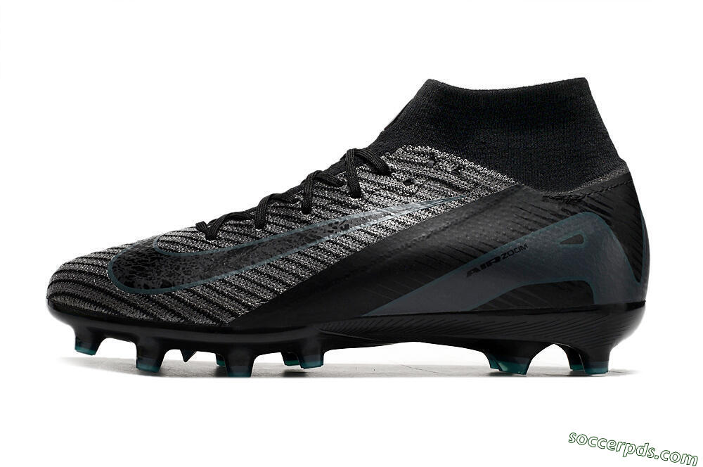 Nike Air Zoom Mercurial Superfly 10 Elite AG High-Tops Football Boots - Blue/Silver/Jade 2