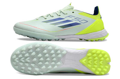 Adidas F50 Elite TF Low-Tops Football Shoes - Jade/Blue/Yellow