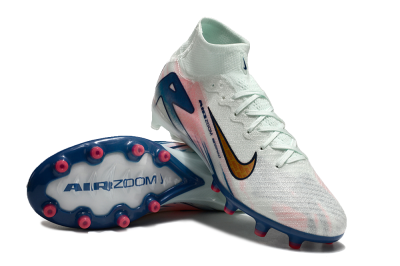Nike Air Zoom Mercurial Superfly 10 Elite AG High-Tops Football Boots - Jade/Yellow/Pink/Blue