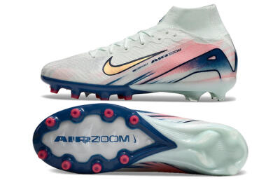 Nike Air Zoom Mercurial Superfly 10 Elite AG High-Tops Football Boots - Jade/Yellow/Pink/Blue