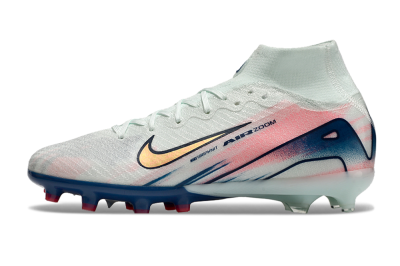 Nike Air Zoom Mercurial Superfly 10 Elite AG High-Tops Football Boots - Jade/Yellow/Pink/Blue