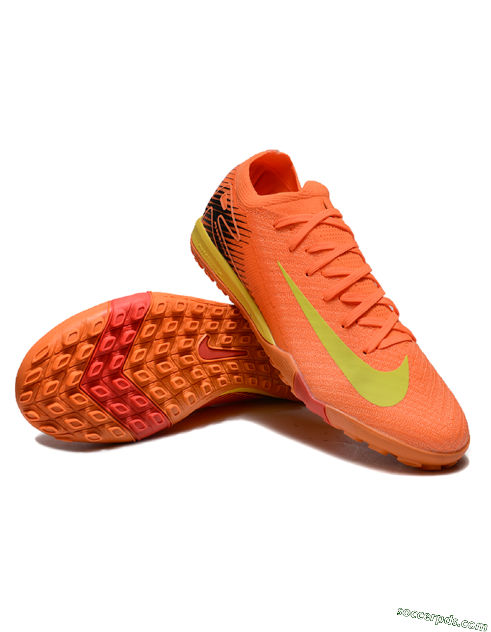 Nike Air Zoom Mercurial Vapor 16 Elite TF Low-Tops Football Shoes - Orange/Yellow/Black 3