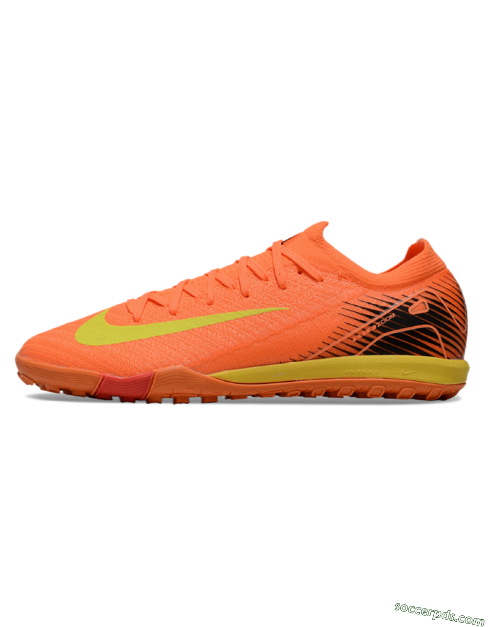Nike Air Zoom Mercurial Vapor 16 Elite TF Low-Tops Football Shoes - Orange/Yellow/Black 2