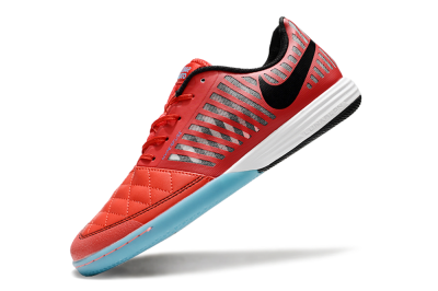 Nike Lunar Gato 2 IC Low-Tops Football Shoes - Red/Black/Blue/White