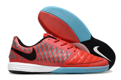 Nike Lunar Gato 2 IC Low-Tops Football Shoes - Red/Black/Blue/White