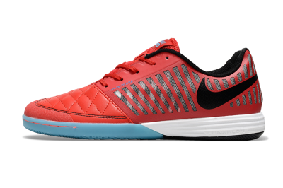 Nike Lunar Gato 2 IC Low-Tops Football Shoes - Red/Black/Blue/White