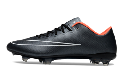 Nike Mercurial Vapor 10 FG Low-Tops Football Boots - Black/White/Orange