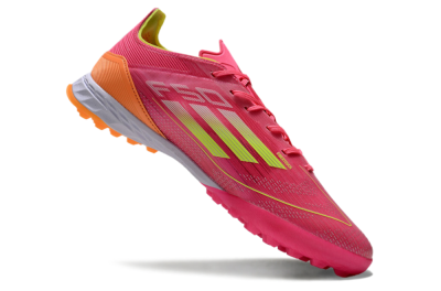 Adidas F50 Elite TF Low-Tops Football Shoes - Pink/Yellow/Orange