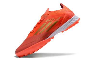 Adidas F50 Elite TF Low-Tops Football Shoes - Red/Gold/White