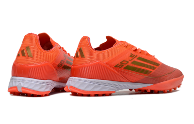 Adidas F50 Elite TF Low-Tops Football Shoes - Red/Gold/White