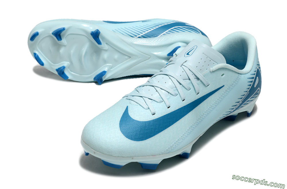 Nike Air Zoom Mercurial Vapor 16 Academy FG Low-Tops Football Boots - Jade/Blue/White 3