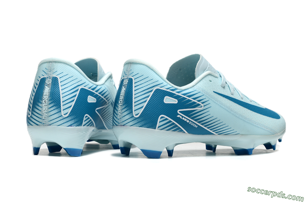 Nike Air Zoom Mercurial Vapor 16 Academy FG Low-Tops Football Boots - Jade/Blue/White 6