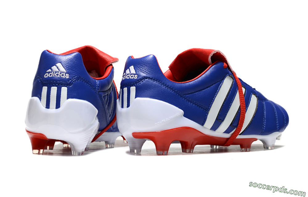 Adidas Predator Mutator Mania Tormentor Tongue FG Low-Tops Football Boots - Blue/White/Red 6