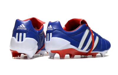 Adidas Predator Mutator Mania Tormentor Tongue FG Low-Tops Football Boots - Blue/White/Red