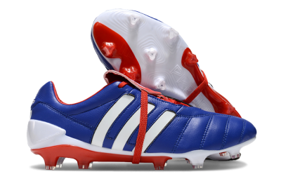 Adidas Predator Mutator Mania Tormentor Tongue FG Low-Tops Football Boots - Blue/White/Red