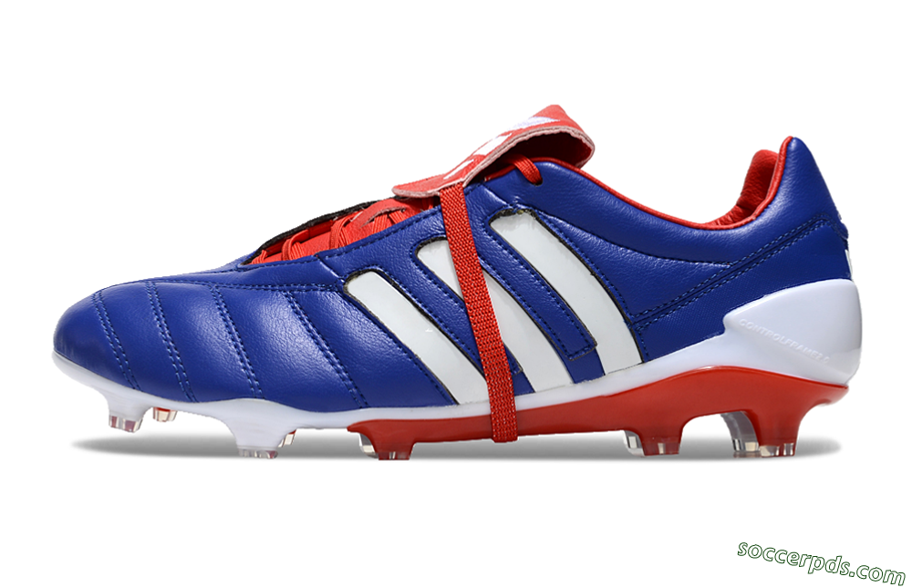 Adidas Predator Mutator Mania Tormentor Tongue FG Low-Tops Football Boots - Blue/White/Red 2