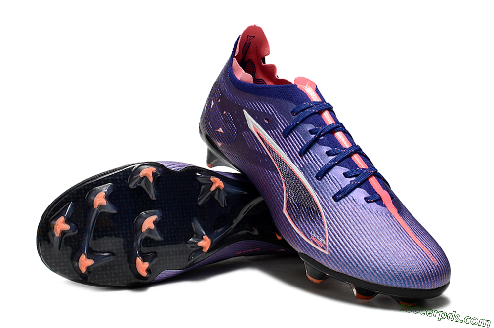 Puma Ultra 5 Ultimate FG Low-Tops Football Boots - Purple/Red/White 3