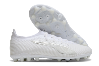 Puma Ultra 5 Ultimate MG Low-Tops Football Boots - White/Silver