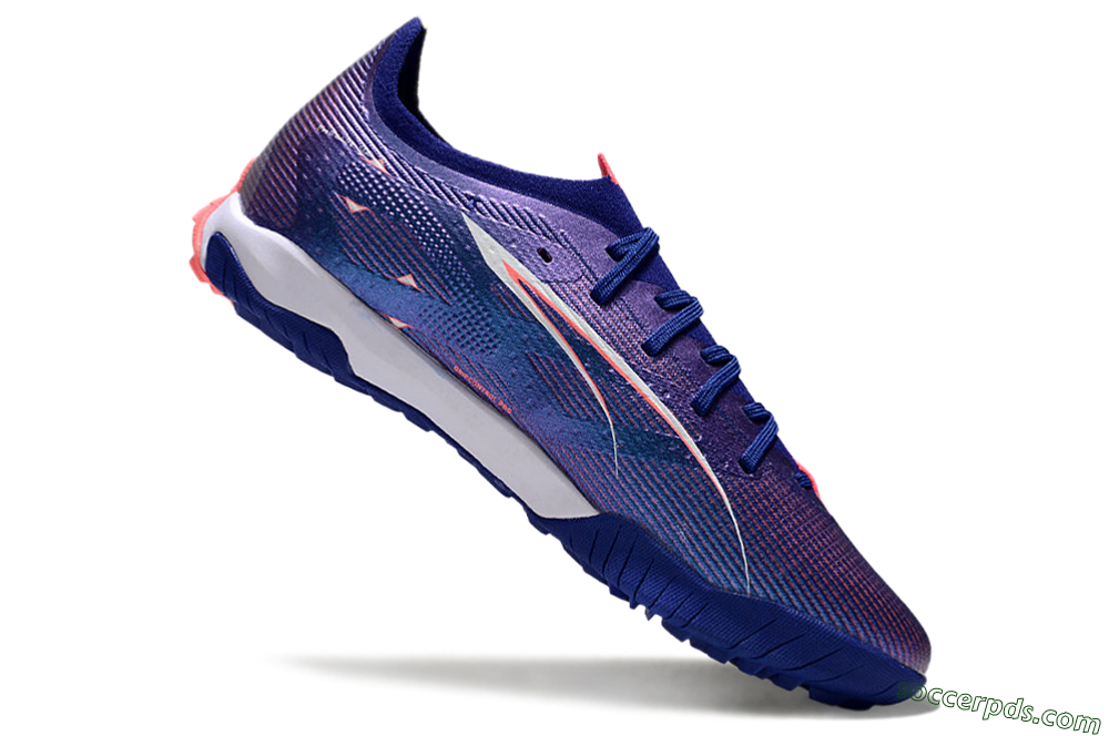 Puma Ultra 5 Ultimate TF Low-Tops Football Shoes - Purple/Red/White 4