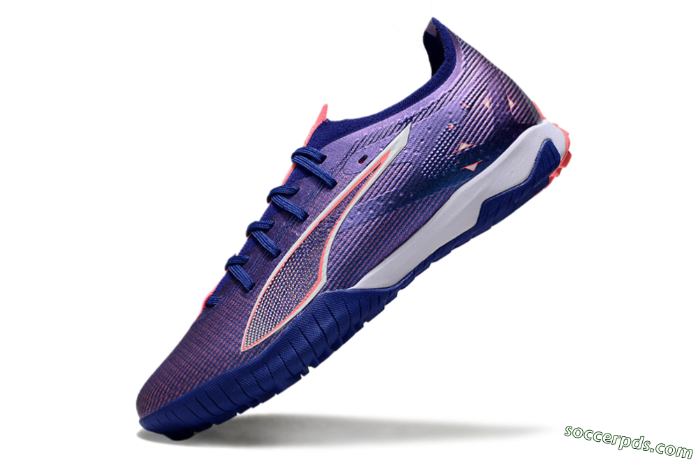 Puma Ultra 5 Ultimate TF Low-Tops Football Shoes - Purple/Red/White 5